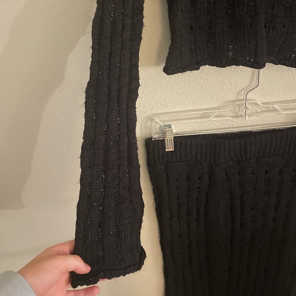 Women's ASOS Crocheted Sweater and Skirt Set - Picture 5 of 16